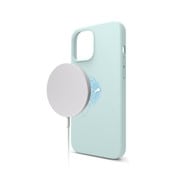 EL_ILLCSSCMS_MT [iPhone 12 Pro Max対応 マグネット搭載シリコンケース MagSafe対応 SILICONE CASE ミント]