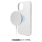 EL_ILMCSSCMS_WH [iPhone 12 Pro/iPhone 12対応 マグネット搭載シリコンケース MagSafe対応 SILICONE CASE ホワイト]