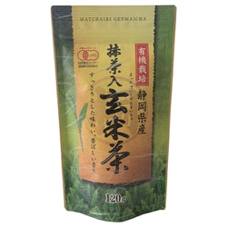 有機栽培抹茶入玄米茶 120g
