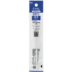 油性ボールペン替芯 単色用 0.3mm ブルー BRFV-10MF-L