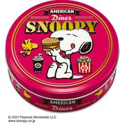 限定 ハート スヌーピースイーツラウンド缶 40g