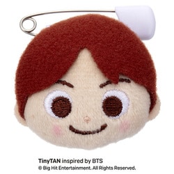 TinyTAN ぬいぐるみバッジ SUGA [キャラクターグッズ]