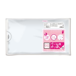 プラスプラス ペール用 90L 0.045mm 透明 10P PP-N90-10