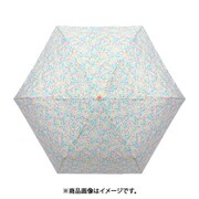 6711614-006-05-3 [OrangeBonbon ミニフラワー 子供 折りたたみ傘 子供 フリーサイズ ブルー]