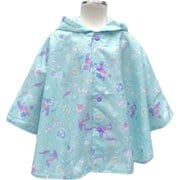 6711702-003-05-6 [OrangeBonbon マーメイド 子供 ポンチョ Mサイズ ブルー]