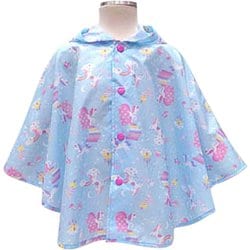 OrangeBonbon Twinkleユニコーン ポンチョ Mサイズ ブルー 6711705-003-05-3