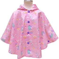 OrangeBonbon Twinkleユニコーン ポンチョ Sサイズ ピンク 6711705-002-06-3