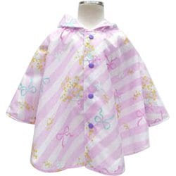 Petit Angelina ミモザ 子供 ポンチョ Sサイズ パープル 8711702-002-13-2