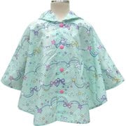 8711703-002-10-0 [Petit Angelina キラキラガーランド 子供 ポンチョ Sサイズ グリーン]