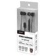 ステレオイヤフォン for Lightning 1.15m ブラック HDSE20LH1BK
