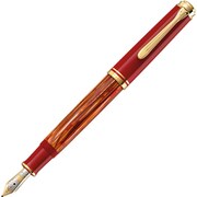 スーベレーン M600 トータスシェルレッド 万年筆 EF(極細字) 吸入式 限定 M600TortoiseshellRedEF