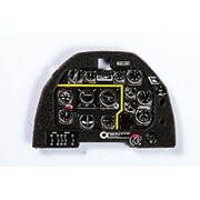 着色計器盤シリーズ YMA7252 P-51Dムスタング初期・着色計器板・タミヤ他用 [1/72 ディテールアップパーツ]