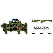 着色計器盤シリーズ YMA7256 A6M3零式艦上戦闘機32型・三菱色・着色計器板・タミヤ他用 [1/72 ディテールアップパーツ]