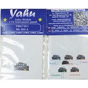 着色計器盤シリーズ YMA7261 メッサーシュミットMe262・着色計器板・ハセガワ他用 [1/72 ディテールアップパーツ]