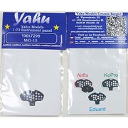 着色計器盤シリーズ YMA7298 ミコヤンMiG-15ファゴット・着色計器板・エデュアルド他用 [1/72 ディテールアップパーツ]