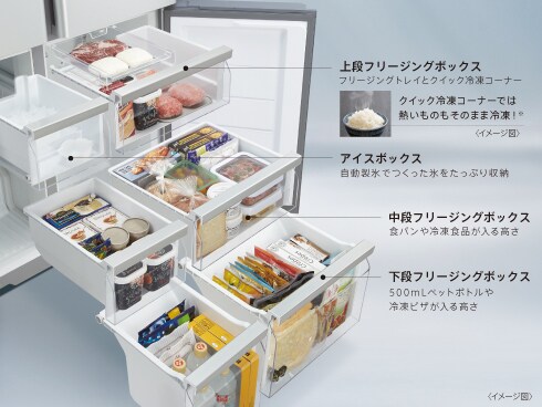 生活家電 冷蔵庫 ヨドバシ.com - AQUA アクア AQR-TZ51K（T） [冷蔵庫（512L・フレンチ 