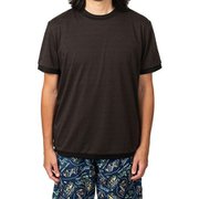 RIB TEE 425753 B02 ブラック XSサイズ [アウトドア Ｔシャツ メンズ]