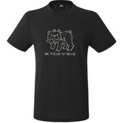BRITPOP TEE-KUMA 425755 B02 ブラック XLサイズ [アウトドア Ｔシャツ メンズ]