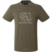 BRITPOP TEE-KUMA 425755 E31 エルムウッド Lサイズ [アウトドア Ｔシャツ メンズ]