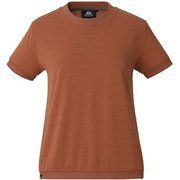 WOMEN’S RIB TEE 424720 B105 ボンベイブラウン Mサイズ [アウトドア Ｔシャツ レディース]