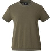 WOMEN’S RIB TEE 424720 E31 エルムウッド Sサイズ [アウトドア Ｔシャツ レディース]