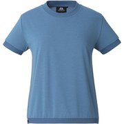 WOMEN’S RIB TEE 424720 S71 サクソニーブルー Lサイズ [アウトドア Ｔシャツ レディース]