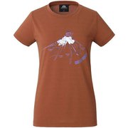 WOMEN’S BRITPOP TEE-FUJIYAMA 424721 B105 ボンベイブラウン Lサイズ [アウトドア Ｔシャツ レディース]