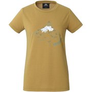 WOMEN’S BRITPOP TEE-FUJIYAMA 424721 H35 ハーベストゴールド XSサイズ [アウトドア Ｔシャツ レディース]