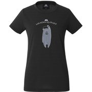 ウィメンズ ブリットポップ ティー クマ WOMEN’S BRITPOP TEE KUMA 424722 B02 ブラック Lサイズ [アウトドア カットソー レディース]