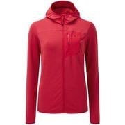 ウィメンズ ルミコ フーデッド ジャケット WOMEN’S LUMIKO HOODED JACKET 416127 C17 カプシカムレッド Lサイズ [アウトドア フリース レディース]