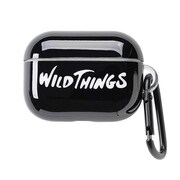 AirPodsPro用 WILD THINGS（ワイルドシングス） カラビナ付きTPUケース ブラック