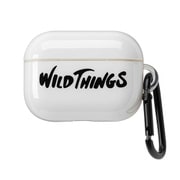 AirPodsPro用 WILD THINGS（ワイルドシングス） カラビナ付きTPUケース ホワイト