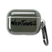 AirPodsPro用 WILD THINGS（ワイルドシングス） カラビナ付きTPUケース リーフ