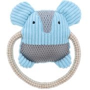 ふわふわデンタルロープぬいぐるみ ぞう [犬用おもちゃ]
