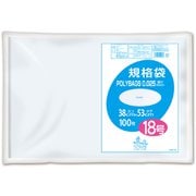 ポリバック規格袋 18号 0.025mm 透明100P L025-18