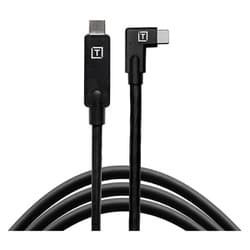 CUC15RT-BLK [テザープロ USB-C to USB-C ライトアングル ブラック]