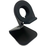 PHDWSDMTL-BK [Apple Watch 1/2/3/4/5/6/SE 全シリーズ対応 スタンド アルミ製 Apple Watch STAND 純正充電ケーブルスタンド対応 AHAメタルスタンド ブラック]