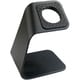 PHDWSDRST-BK [Apple Watch 1/2/3/4/5/6/SE 全シリーズ対応 スタンド 軽量アルミ合金製 Apple Watch STAND 純正充電ケーブルスタンド対応 ケーブル固定スリット付き 底面滑り止め付き ブラック]