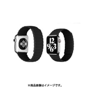APW-SIL-MAG-BK42/44 [Apple Watch 44mm/42mm対応 ベルト シリコン素材 マグネット ソフトバンド ブラック]