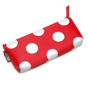 ペンケース(L)【DOT】レッド DOT-A-01