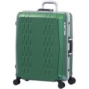 スーツケース デカかるR フレームタイプ 前輪ストッパータイプ 旅行日数目安：4～7泊 73L TSAロック搭載 ALI-018R-24 フォレストグリーン
