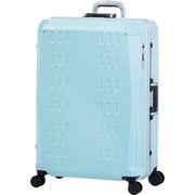 スーツケース デカかるR フレームタイプ 前輪ストッパータイプ 旅行日数目安:1週間以上 93L TSAロック搭載 ALI-018R-28 ミントブルー