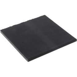 滑り止めシート（オレフィン樹脂系）黒厚み5mmX幅100mmX長さ100mm 901-1812