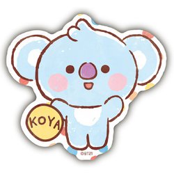 LINE FRIENDS BT21 トラベルステッカー BABYシリーズ KOYA [キャラクターグッズ]
