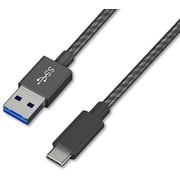 高耐久USB3.1ケーブル 1m(GEN1) ブラック ICAC-D10-B