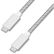 高耐久USB3.1ケーブル 1m(GEN2) シルバー ICCC-D10-S
