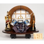 2ks-36-50maru [五月人形 10号 上杉謙信 丸太飾り]