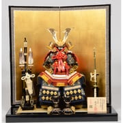ryu-735-kinhuku [五月人形 7号 赤白縅 透かし鍬形 鎧飾り]