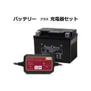 AQUA DREAMオートバイ用MFバッテリー ADTX4L-BS/ADTZ5S と AQUA DREAM全自動マイコン制御バッテリーパルス充電器 AQP-200 セット