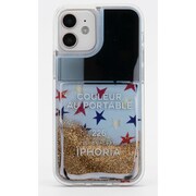 56014 [iPhone 12 mini用TPUケース Nailpolish Coleur Au Portable Blue Galaxy]